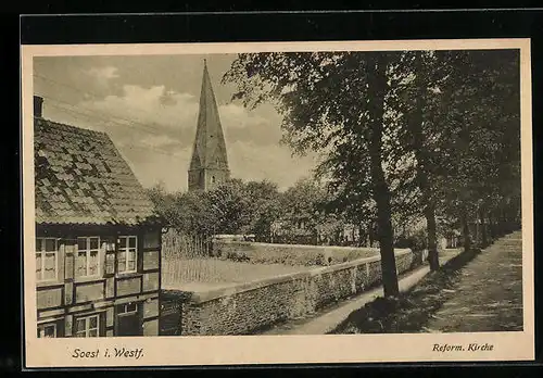 AK Soest i. Westf., Ansicht der Reformkirche