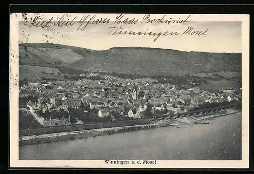 AK Winningen a. d. Mosel, Ortsansicht