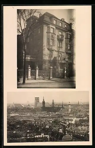 Foto-AK München, Haus Adalbertstrasse 100, März 1933