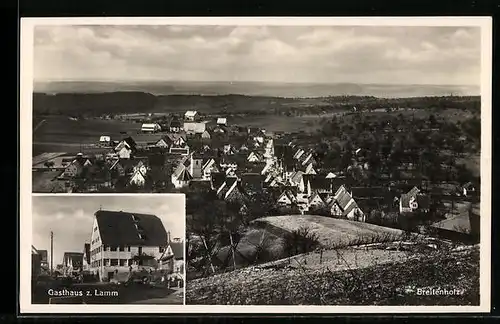 AK Breitenholz, Totalansicht mit Gasthaus zum Lamm
