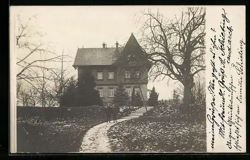 Foto-AK Rottenburg, Haus Schieting 1914
