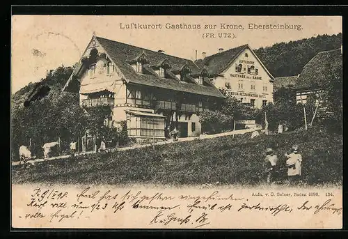 AK Ebersteinburg, Gasthaus zur Krone