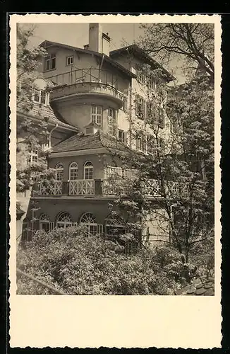 Foto-AK Tübingen, Stadtrand-Villa