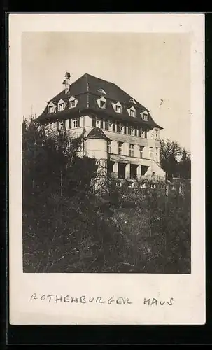 AK Tübingen, Rothenburger Haus, Verbindungshaus