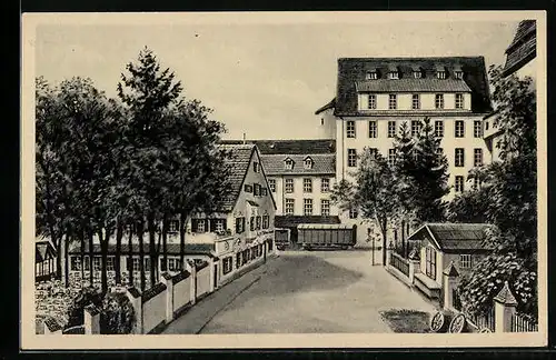AK Reichertshofen, Gasthaus Stockau v. Simon Schönauer mit Strasse und Garten