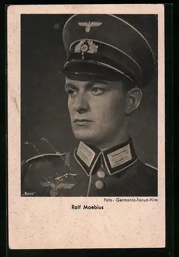 AK Schauspieler Rolf Moebius in Uniform