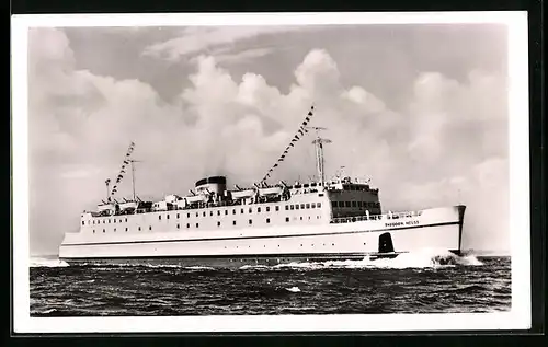AK Hochsee-Fährschiff Theodor Heuss auf See