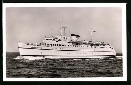 AK Bundesbahn-Hochsee-Fährschiff Deutschland
