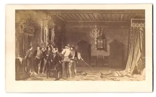 Fotografie Goupil & Cie., Paris, Gemälde: Assassinat du duc de Guise, nach Delaroche