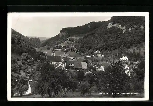 AK Eptingen, Ortspartie mit Kirche