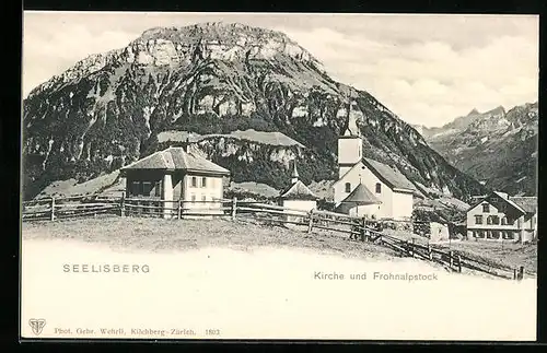 AK Seelisberg, Kirche und Frohnalpstock
