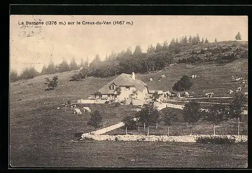 AK Creux-du-Van, La Baronne sur le Creux-du-Van