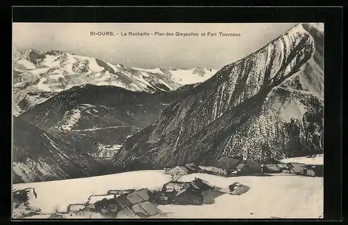 AK St-Ours, La Rochaille, Plan des Gleysolles et Fort Tournoux