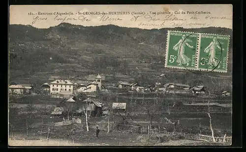 AK St-Georges-des-Hurtières, Vue générale, Col du Petit-Cucheron