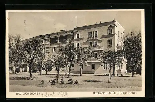 AK Bad Wörishofen, Kreuzers Hotel und Kurhaus