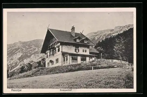 AK Raxalpe, Hotel Knappenhof