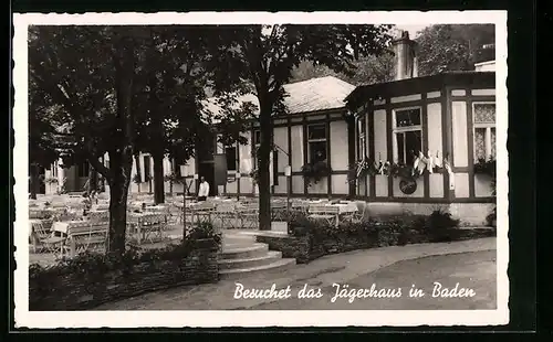 AK Baden, Gasthaus Jägerhaus Hanauseck