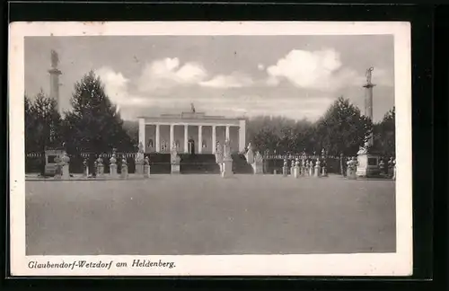 AK Glaubendorf-Wetzdorf, Walhalla am Heldenberg