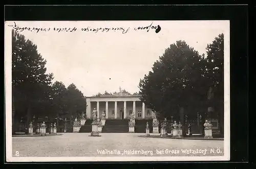 AK Gross Wetzdorf, Walhalla am Heldenberg