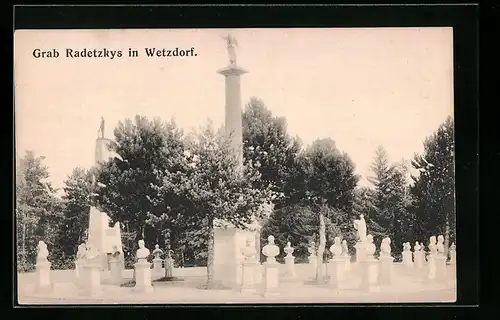 AK Wetzdorf, Grab Redetzkys