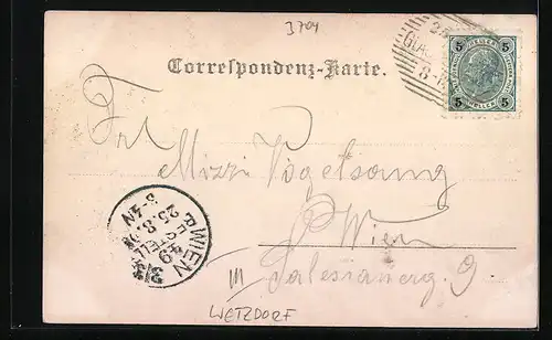 AK Wetzdorf, Grabmal des F. M. Grafen Radetzky am Heldenberg, Walhalla, Habsburgerallee