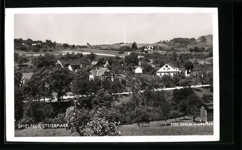 AK Spielfeld, Teilansicht der Ortschaft