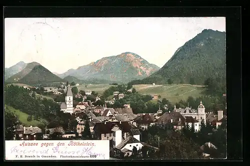 AK Aussee, Teilansicht gegen den Röthelstein