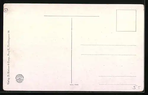 AK Prag, Pozdrav z Jubilejni vystavy v Praze 1908