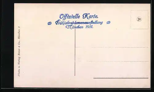 AK München, Frühjahrsblumenausstellung 1911, Partie der Ausstellung