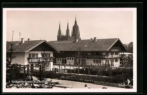 AK München, Reichsnährstands-Ausstellung 1937, Bauernhof