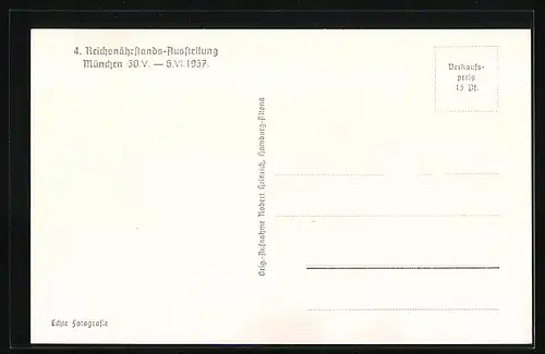 AK München, Reichsnährstands-Ausstellung 1937, Bauernhof