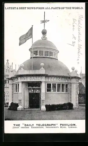AK London, Japan - British Exhibition, Shepherd`s Bush, The Daily Telegraph Pavillon