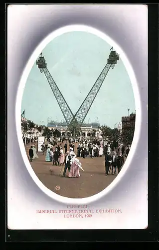 AK London, Imperial International Exhibition 1909, Flip-Flap