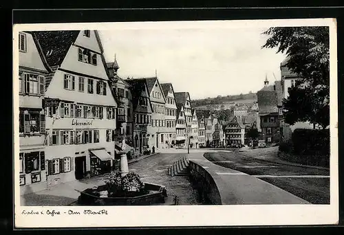 AK Calw /Schw., Partie am Markt