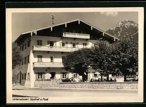 AK Unterwössen, Gasthof zur Post
