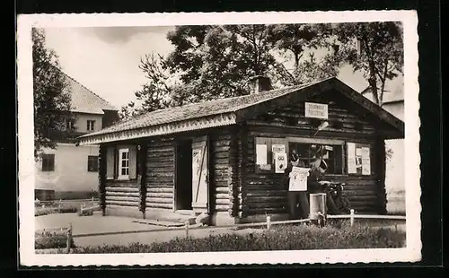 AK Stetten, Camp, Le Kiosque a Journaux