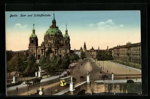 AK Berlin, Dom und Schlossbrücke