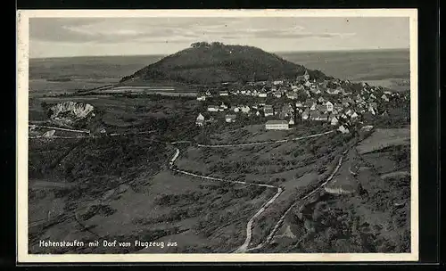 AK Hohenstaufen, Ortsansicht vom Flugzeug aus