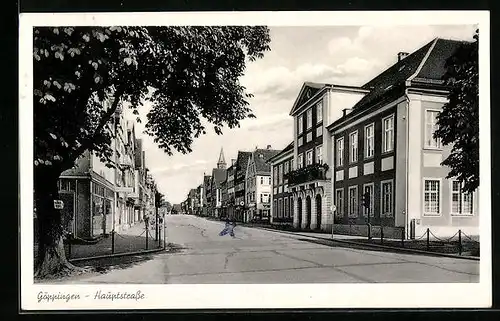 AK Göppingen, Hauptstrasse im Sommer