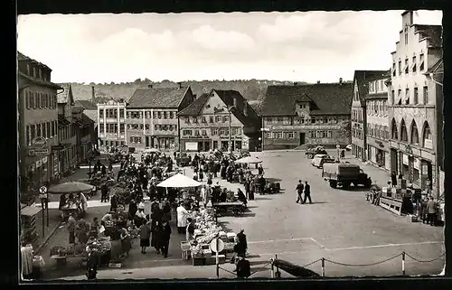 AK Göppingen, Markt am Schillerplatz