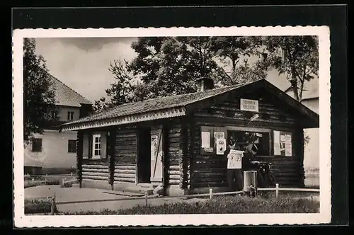 AK Stetten, Camp, Le Kiosque a Journaux