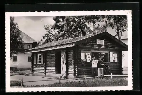 AK Stetten, Camp, Le Kiosque a Journaux