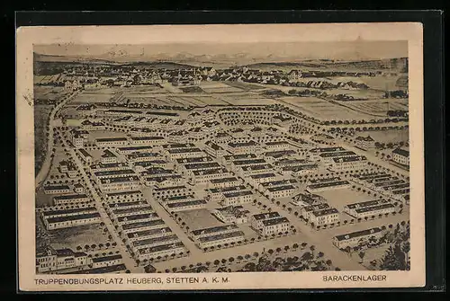 AK Stetten a. k. M., Truppenübungsplatz Heuberg und Barackenlager