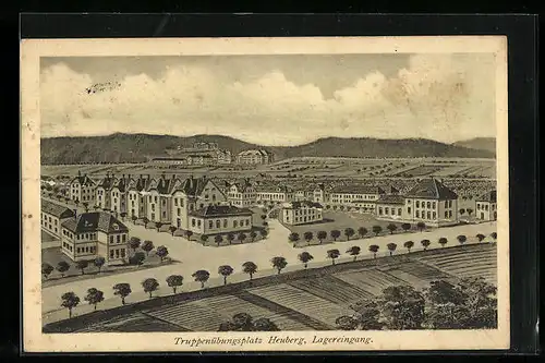 AK Heuberg, Truppenübungsplatz und Lagereingang