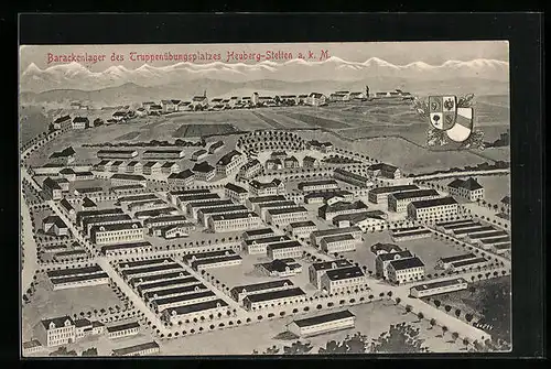 AK Heuberg-Stetten a. k. M., Barackenlager des Truppenübungsplatzes