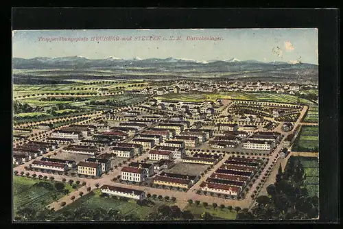 AK Heuberg /Stetten a. k. M., Barackenlager und Truppenübungsplatz