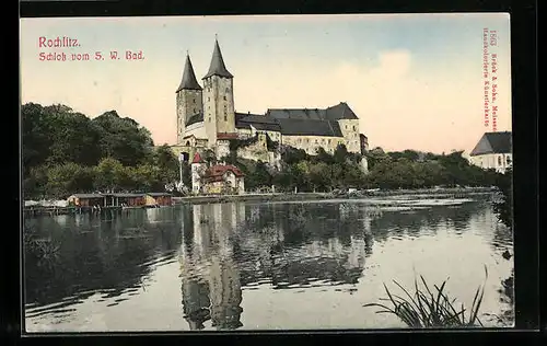AK Rochlitz, Schloss vom S. W. Bad.