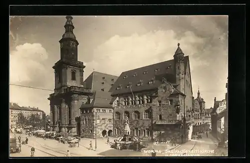 AK Worms, Dreifaltigkeitskirche u. Cornerlianum