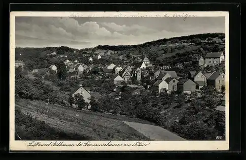 AK Aulhausen bei Assmannshausen /Rh, Ortsansicht aus der Vogelschau