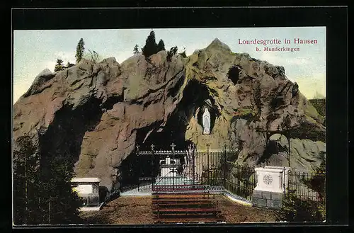AK Hausen bei Munderkingen, Die Lourdesgrotte